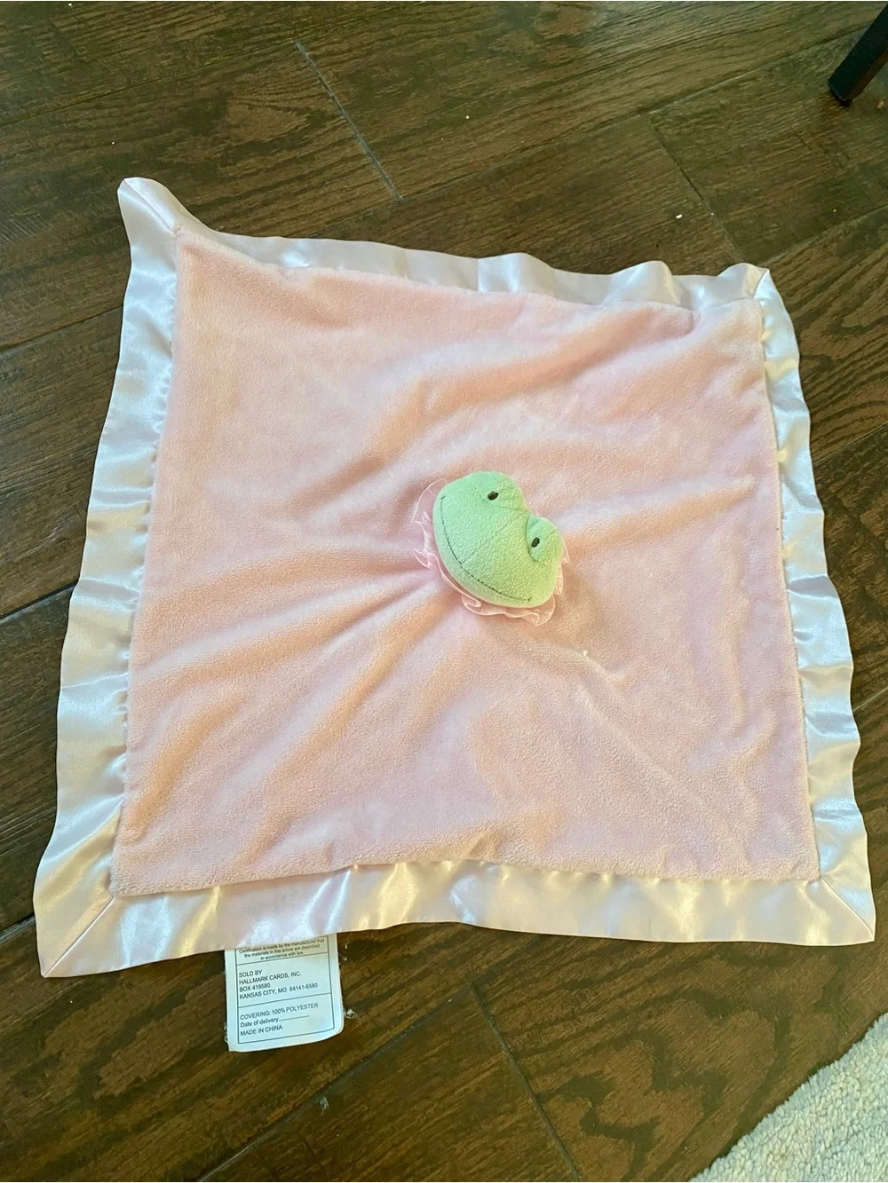 Lot of 3 Plush Lovey with Satin Trim